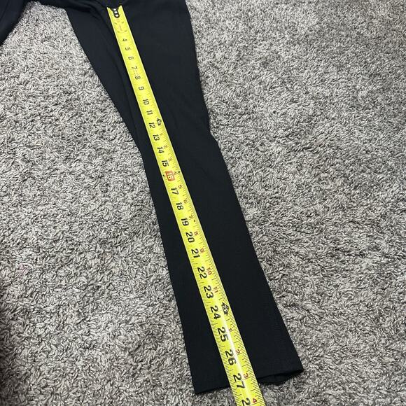 Athleta Ponte Moto Pants Womens Size 6P Black Comfort Stretch Grunge Skinny EUC - Picture 5 of 6